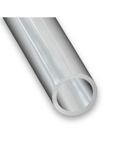 Tubo redondo aluminio bruto 6x1mm-1m