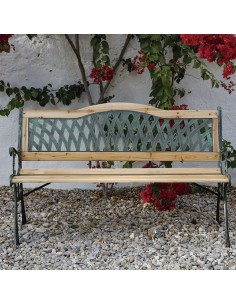 BANCO FORJA 122 CM RESPALDO PLAST. 2