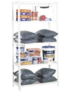 ESTANTERIA COMFORT PLUS 5/400 BLANCO