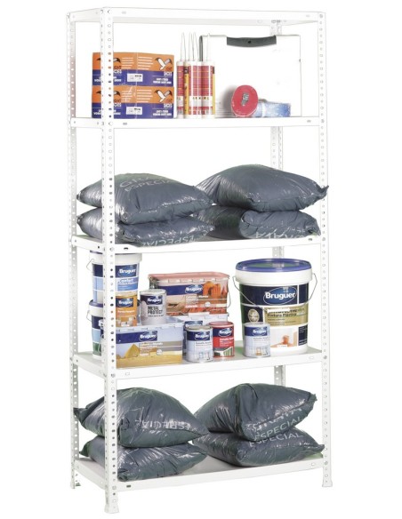 ESTANTERIA COMFORT PLUS 5/400 BLANCO