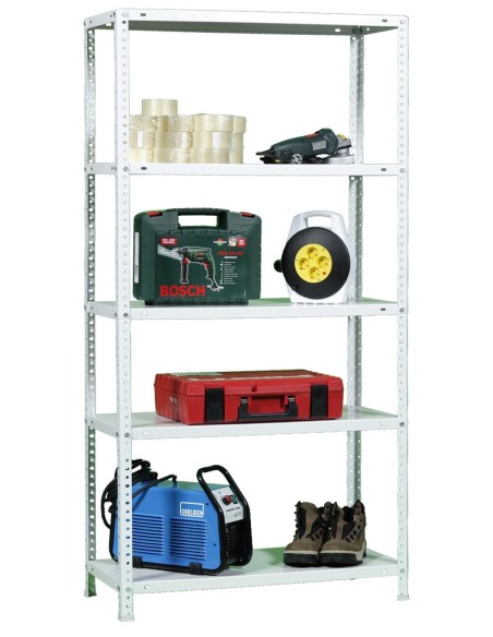 ESTANTERIA COMFORT PLUS 5/400 BLANCO