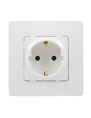 BASE ENCHUFE TOMA 2 P+ T SERIE NILOE