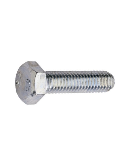 Tornillo DIN 933 rosca métrica cabeza  hexagonal M6x20 mm cincado