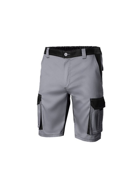 BERMUDA MULTIBOLSILL RB-1 GRIS/NEG. T/38-52