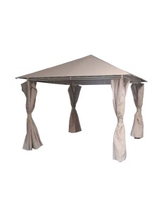 PÉRGOLA ACERO 2,97X2,97XH2,55 M