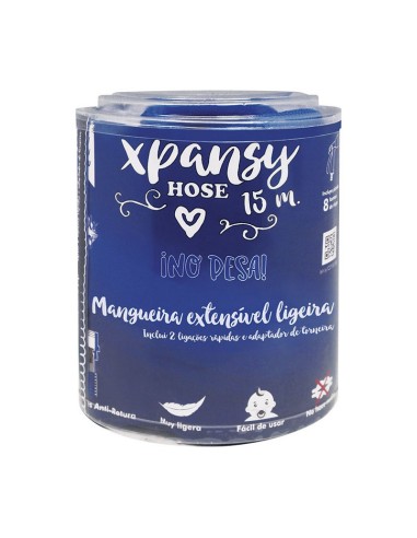 MANGUERA EXTENSIBLE 15 M+PISTOLA 8 JETS