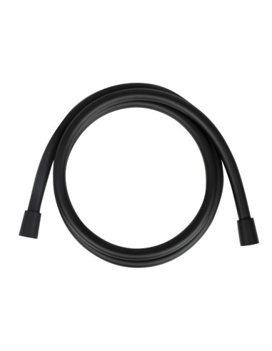 FLEXO DUCHA PVC NEGRO MATE 1,70 HABITEX