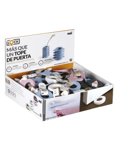 TOPE PUERTA. MOD. LOCK. BLANCO.