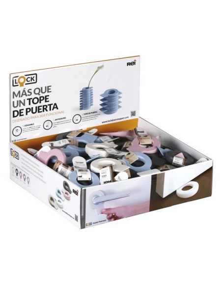 TOPE PUERTA. MOD. LOCK. BLANCO.