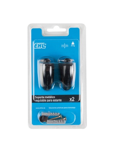 SOPORTE ESTANTE 3-24 MM. CR.MATE. EHL