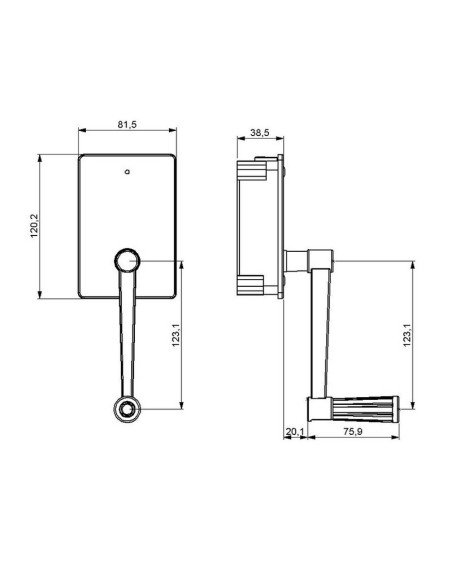 RECOGEDOR MINI ABAT. CINTA BEIG. 18 MM.
