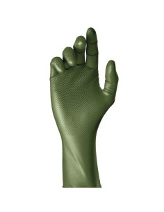 GUANTE DESECH. NITRILO VERDE 50 UND T/10