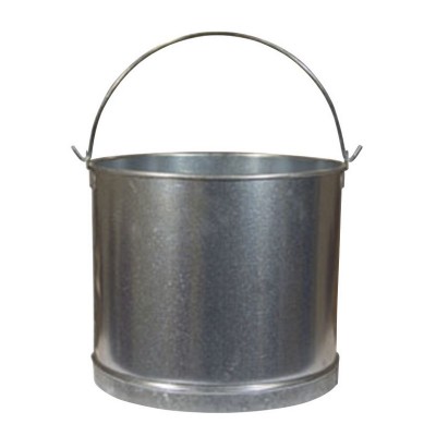 CUBO RECTO H. GALVANIZADO 10" 11LITROS