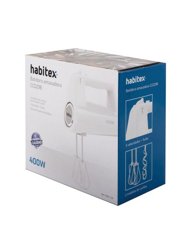 BATIDORA AMASADORA CC029B BLANCA HABITEX