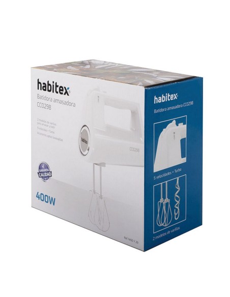BATIDORA AMASADORA CC029B BLANCA HABITEX