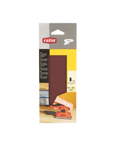 10 HOJAS LIJADORA 115X280 G80 RATIO