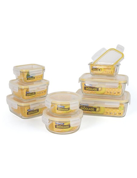 FIAMBRERA HERMET. BIOGLASS 920ML 174MM