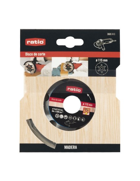DISCO CORTE P/MADERA 115X2,0X22,2 RATIO