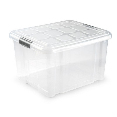 CAJA PLAST. 25L. PLATA 42X36X25 CM.