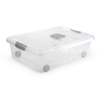 CAJA PLAST. 31L. PLATA 62X45X18 CM.