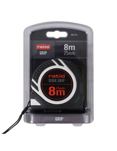 FLEXOMETRO CINTA 25/8 M. GRIP  RATIO