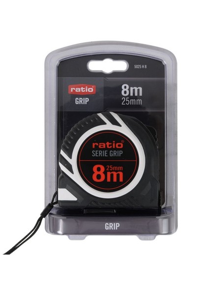 FLEXOMETRO CINTA 25/8 M. GRIP  RATIO