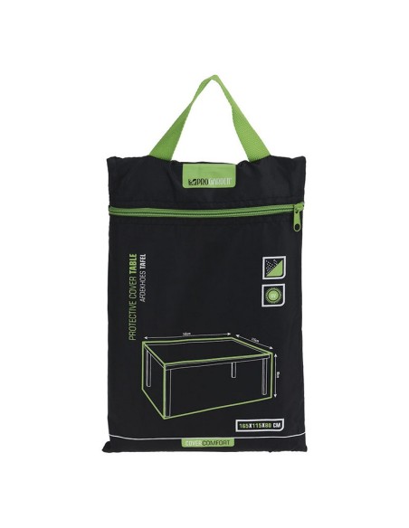 FUNDA MESA JARDÍN 165X115X80 CM. POL.