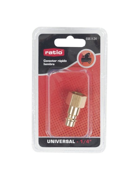 CONEXION RAPIDA ROSCA HEMBRA 1/4"