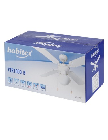 VENTILADOR TECHO. MOD. VTR 1000. BLCO.