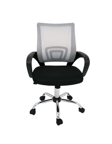 SILLA OFICINA MARTINA NEGRA C//BRAZOS