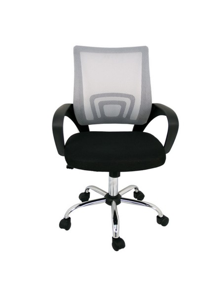 SILLA OFICINA MARTINA NEGRA C//BRAZOS