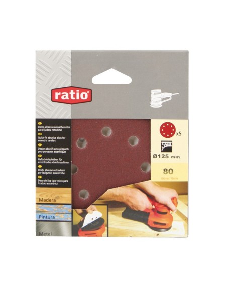 5 DISCOS PEX 115 GR 180 RATIO