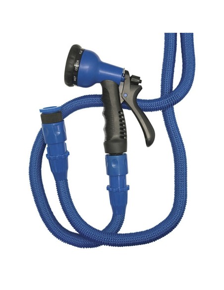 MANGUERA EXTENSIBLE 7 M+PISTOLA 8 JETS