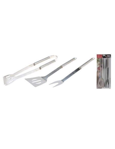 ACCESOR BBQ. INOX. (ESPUM.TENED. PINZ).