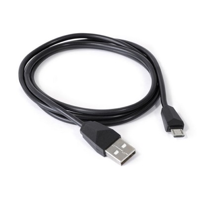 CABLE CONEXION USB - MICRO USB 1M. NEGRO