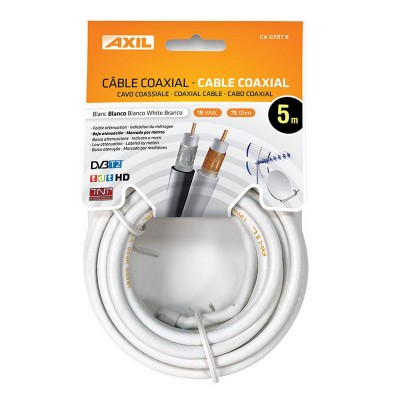 CABLE COAXIAL EN BOBINA COLGANTE 5 M.