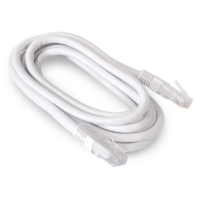 CABLE ETHERNET MACHO RJ45 / RJ45 BCO. 2M