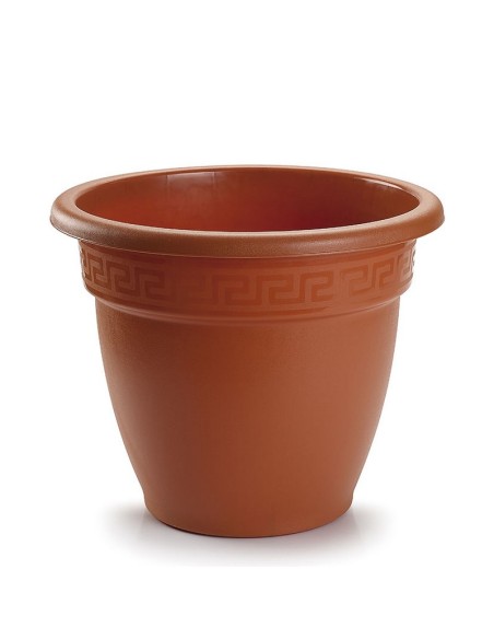 MACETA PLÁSTICO Ø 35 CM.TERRACOTA.