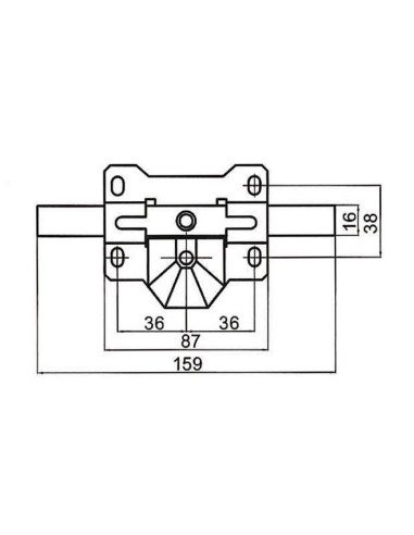 CERROJO MOD. B-3 PINTADO CAYS