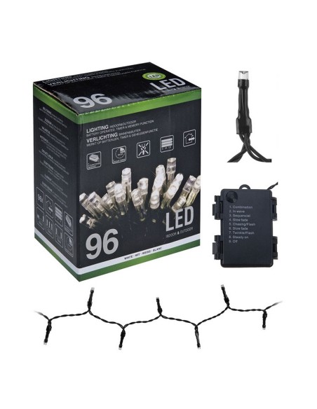 ILUMINACION 96LED  INTER. C/BATER. BLNCA