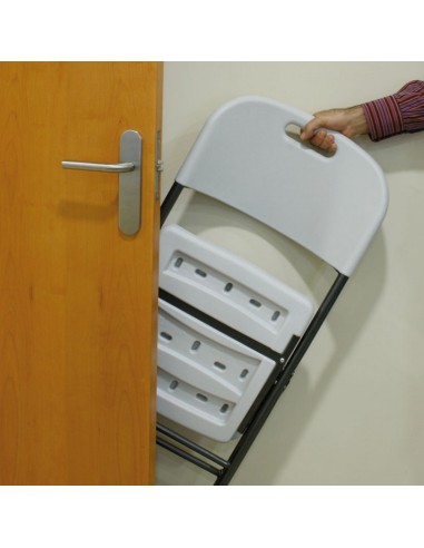 SILLA PLEGABLE POLIETILENO (4UDS.)