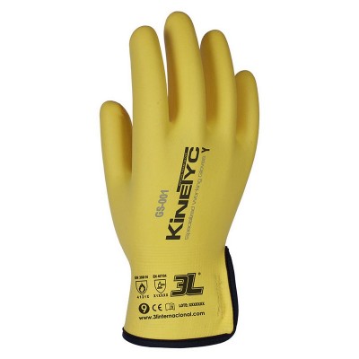 GUANTES KINETYC Y AMARILLO T/10