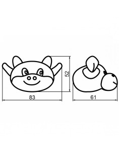 POMO VACA DE PELUCHE 2