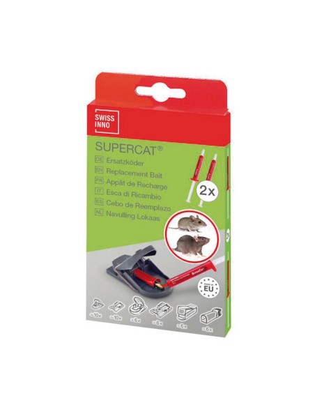 JERINGA CEBO RATONES/RATAS 2 UNIDADES