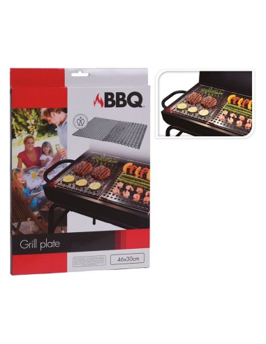 SET 2 REJILLAS ACERO BBQ