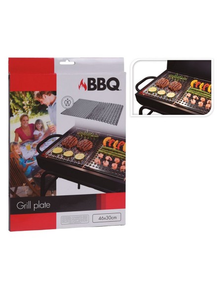 SET 2 REJILLAS ACERO BBQ