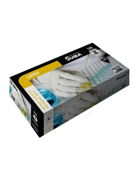 GUANTES LATEX MOD 530  100UNID T/S