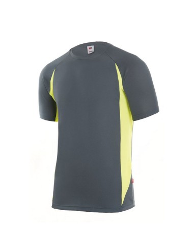 CAMISETA TECNICA RC-1 GRIS/AMARILL.T/M-XXL