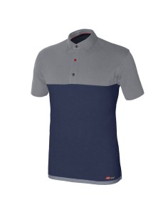POLO MANGA CORTA ALGODON COLOR AZ. T/L-XXL 2
