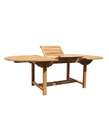 MESA EXTENSIBLE TECA 160/210 X 90 CM